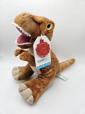 NEW Keel Toys Plush Tyrannosaurus Rex T-Rex Dinosaur Plush KeelEco 100% Recycled
